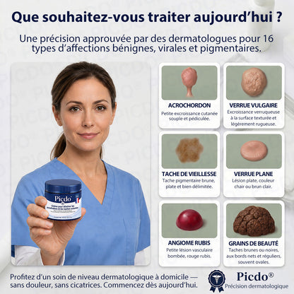 Picdo® Crème Correctrice Acrochordons & Taches — Action visible en 7 jours🌈