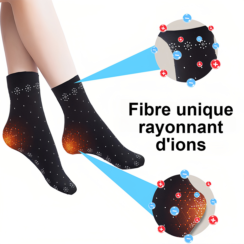 📢[💎Boutique officielle de la marque💎] LuckySong® Chaussettes réparatrices sculptantes en fibre ionique de soie glacée 2026