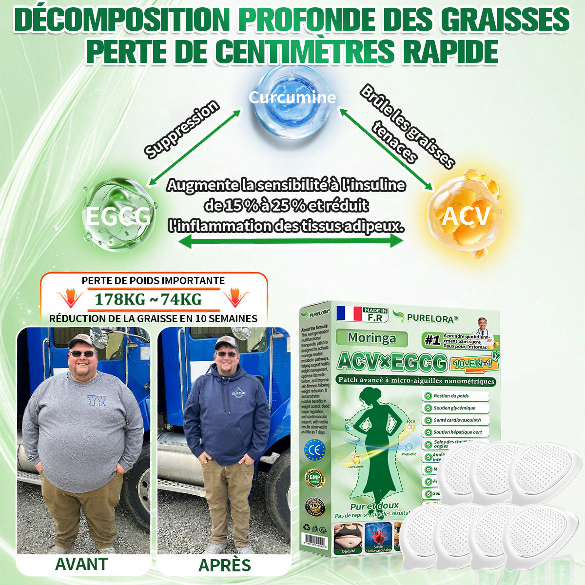 𝑷𝒖𝒓𝒆𝒍𝒐𝒓𝒂® 𝑨𝑪𝑽 × 𝑬𝑮𝑪𝑮 𝟏𝟎-𝒆𝒏-𝟏 𝐏𝐚𝙩𝙘𝙝 𝙈𝙞𝙘𝙧𝙤𝙣é𝙚𝒅𝒍𝒆 𝑨𝒗𝒂𝐧𝐜é 𝙉𝙖𝒏𝒐 (𝐔𝐧𝐞 𝐬𝐞𝐮𝐥𝐞 𝐟𝐨𝐢𝐬 𝐩𝐚𝐫 𝐣𝐨𝐮𝐫, 𝐜𝐡𝐚𝐧𝐠𝐞𝐦𝐞𝐧𝐭𝐬 𝐯𝐢𝐬𝐢𝐛𝐥𝐞𝐬 𝐞𝐧 𝟕 𝐣𝐨𝐮𝐫𝐬) ✅𝐏𝐨𝐮𝐫 𝐥’𝐨𝐛é𝐬𝐢𝐭é, 🅟🅔🅐🅤 🅡🅔🅛â🅒🅗é🅔,𝐝𝐢𝐚𝐛è𝐭𝐞, 𝐚𝐩𝐧é𝐞 𝐝𝐮 𝐬𝐨𝐦𝐦𝐞𝐢𝐥, 𝐩𝐫𝐨𝐛𝐥è𝐦𝐞𝐬 𝐚𝐫𝐭𝐢𝐜𝐮𝐥𝐚𝐢𝐫𝐞𝐬, 𝐞𝐭 𝐛𝐢𝐞𝐧 𝐩𝐥𝐮𝐬