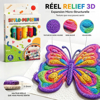 🔥 -60% aujourd’hui丨IEY® 🎨Stylo d’Art 3D – Transformez vos dessins en créations en relief