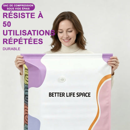 DERNIER JOUR : 3 ACHETÉS = 2 OFFERTS !! 🛒 SVOZK® Sacs de Rangement Sous Vide 3D Sans Pompe 🎁 L’organisateur tout-en-un ultime pour vêtements, jouets, livres, peluches et absolument tout le reste ! 🧸📚👕🧦