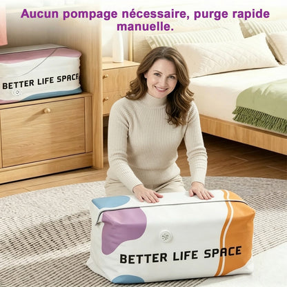DERNIER JOUR : 3 ACHETÉS = 2 OFFERTS !! 🛒 SVOZK® Sacs de Rangement Sous Vide 3D Sans Pompe 🎁 L’organisateur tout-en-un ultime pour vêtements, jouets, livres, peluches et absolument tout le reste ! 🧸📚👕🧦
