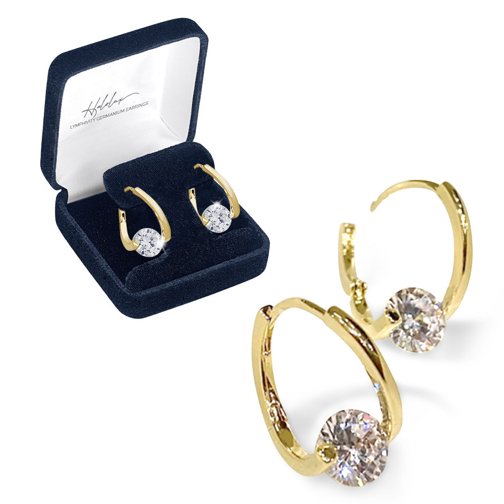 🔥DERNIER JOUR DE SOLDES - 80 % DE RÉDUCTION 丨Boucles d'oreilles CZTICLE® Lymphvity MagneTherapy Germanium