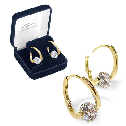 🔥DERNIER JOUR DE SOLDES - 80 % DE RÉDUCTION 丨Boucles d'oreilles CZTICLE® Lymphvity MagneTherapy Germanium