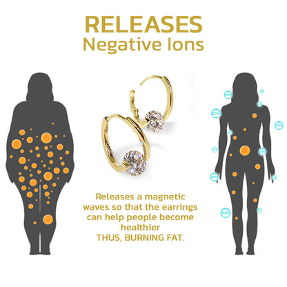 🔥DERNIER JOUR DE SOLDES - 80 % DE RÉDUCTION 丨Boucles d'oreilles CZTICLE® Lymphvity MagneTherapy Germanium