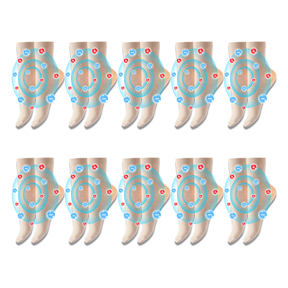 📢[💎Boutique officielle de la marque💎] LuckySong® Chaussettes réparatrices sculptantes en fibre ionique de soie glacée 2026