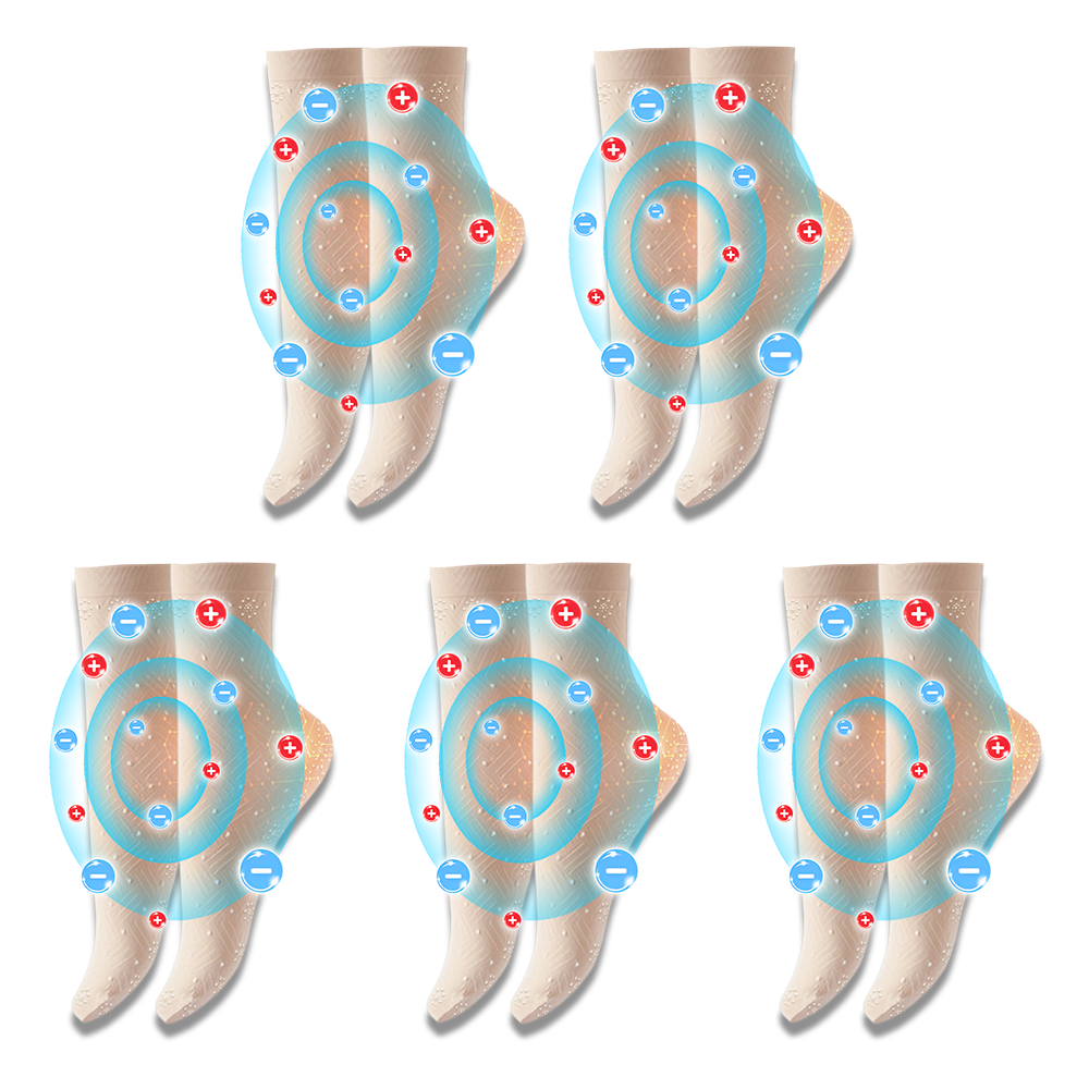 📢[💎Boutique officielle de la marque💎] LuckySong® Chaussettes réparatrices sculptantes en fibre ionique de soie glacée 2026