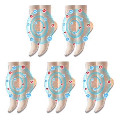 📢[💎Boutique officielle de la marque💎] LuckySong® Chaussettes réparatrices sculptantes en fibre ionique de soie glacée 2026