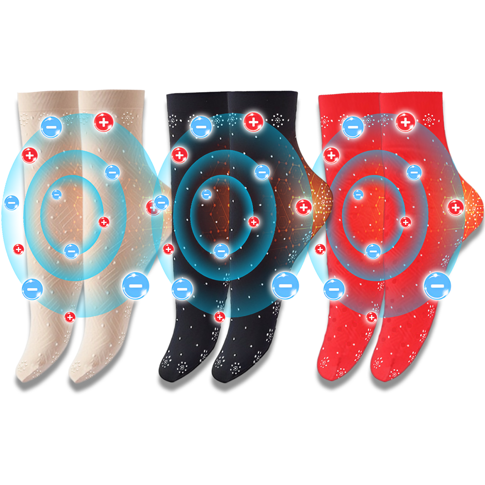 📢[💎Boutique officielle de la marque💎] LuckySong® Chaussettes réparatrices sculptantes en fibre ionique de soie glacée 2026